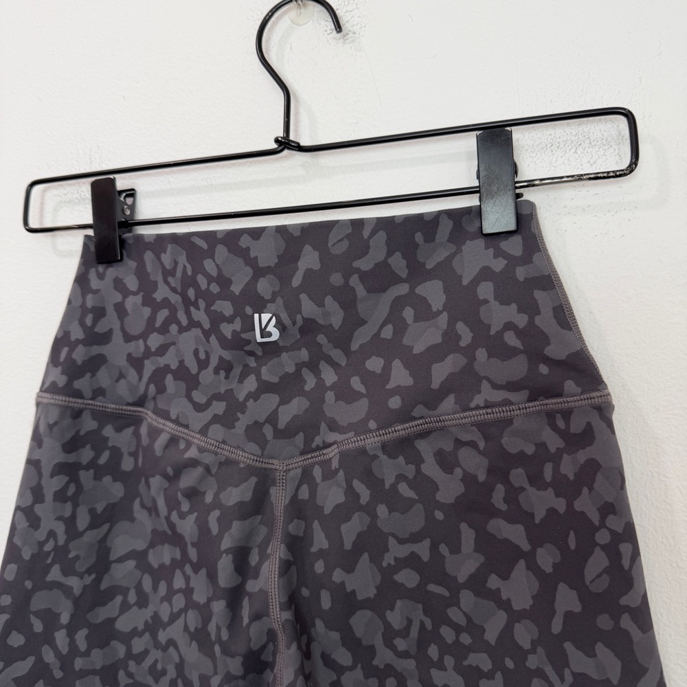 BuffBunny Harley Bike Shorts In Gray Animal Print Size Small - Picture 5 of 6